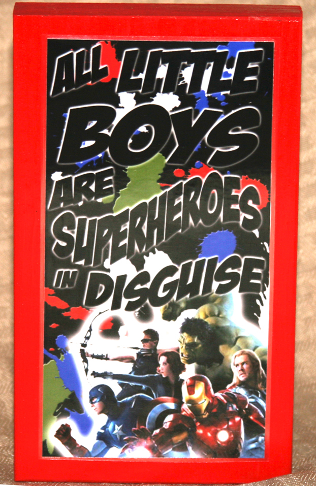 Superhero Boys Avengers Faces