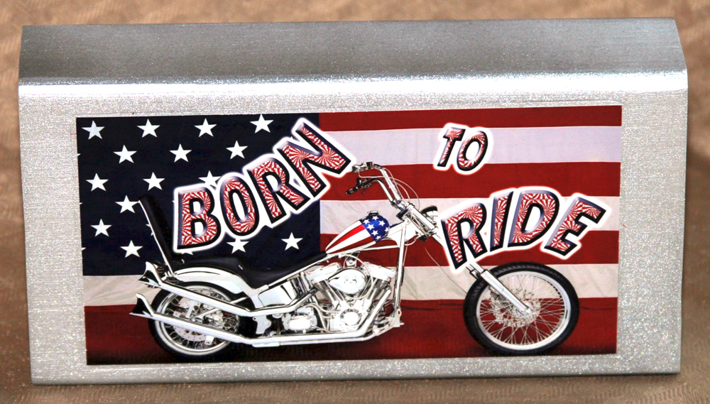 Born To Ride Silver - Click Image to Close